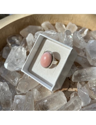 Bague Opale Rose Argent 925 50% de réduction en Octobre 2024